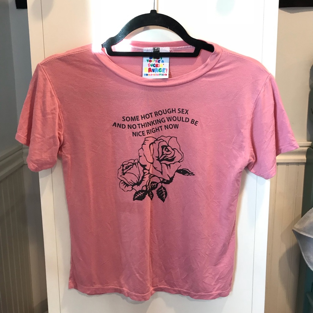 O-Mighty pink graphic tee!